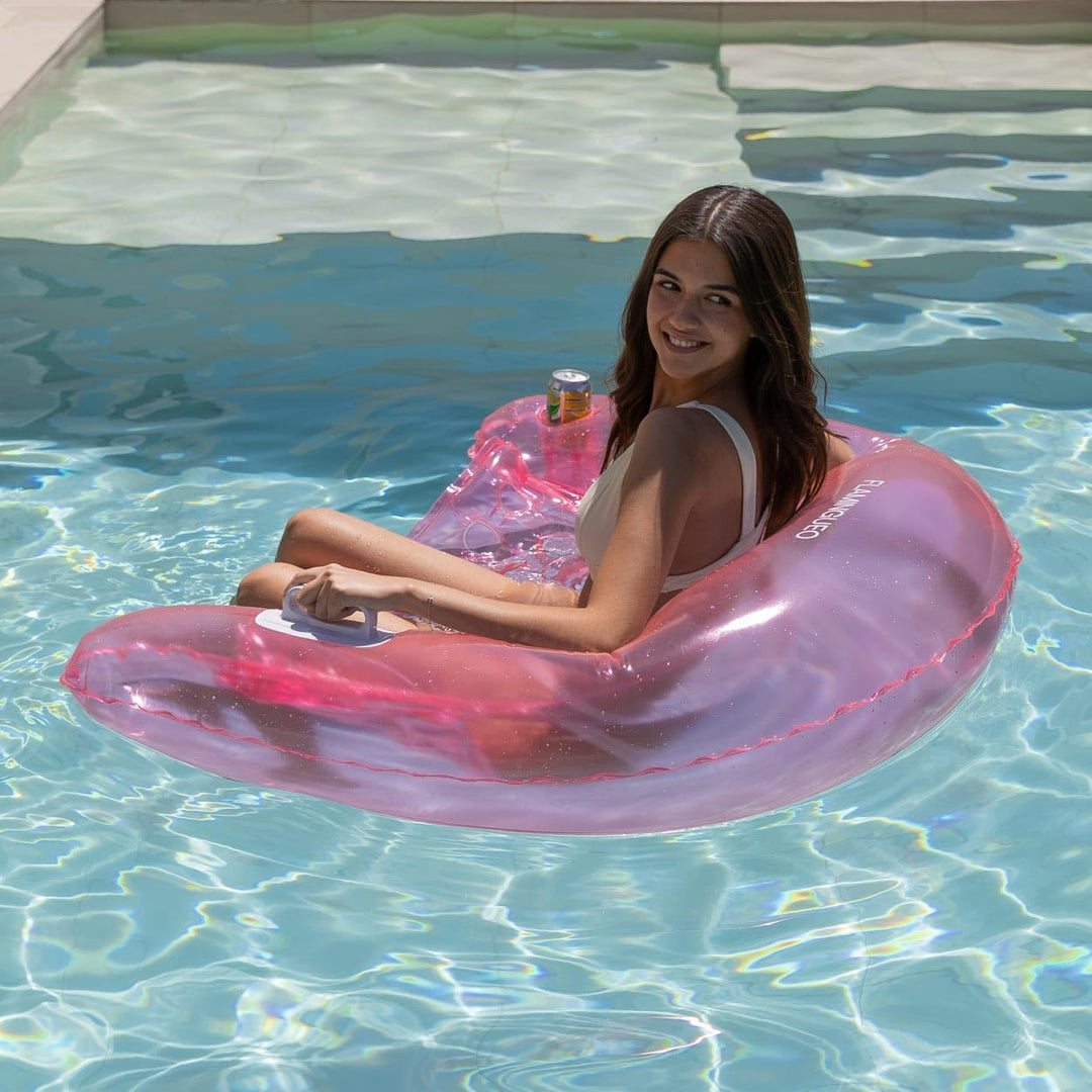 Flamingueo Luftmatratze Pool - Wassermatratze, Schwimmmatratze, Luftmatratze Strand, Wasserhängematt