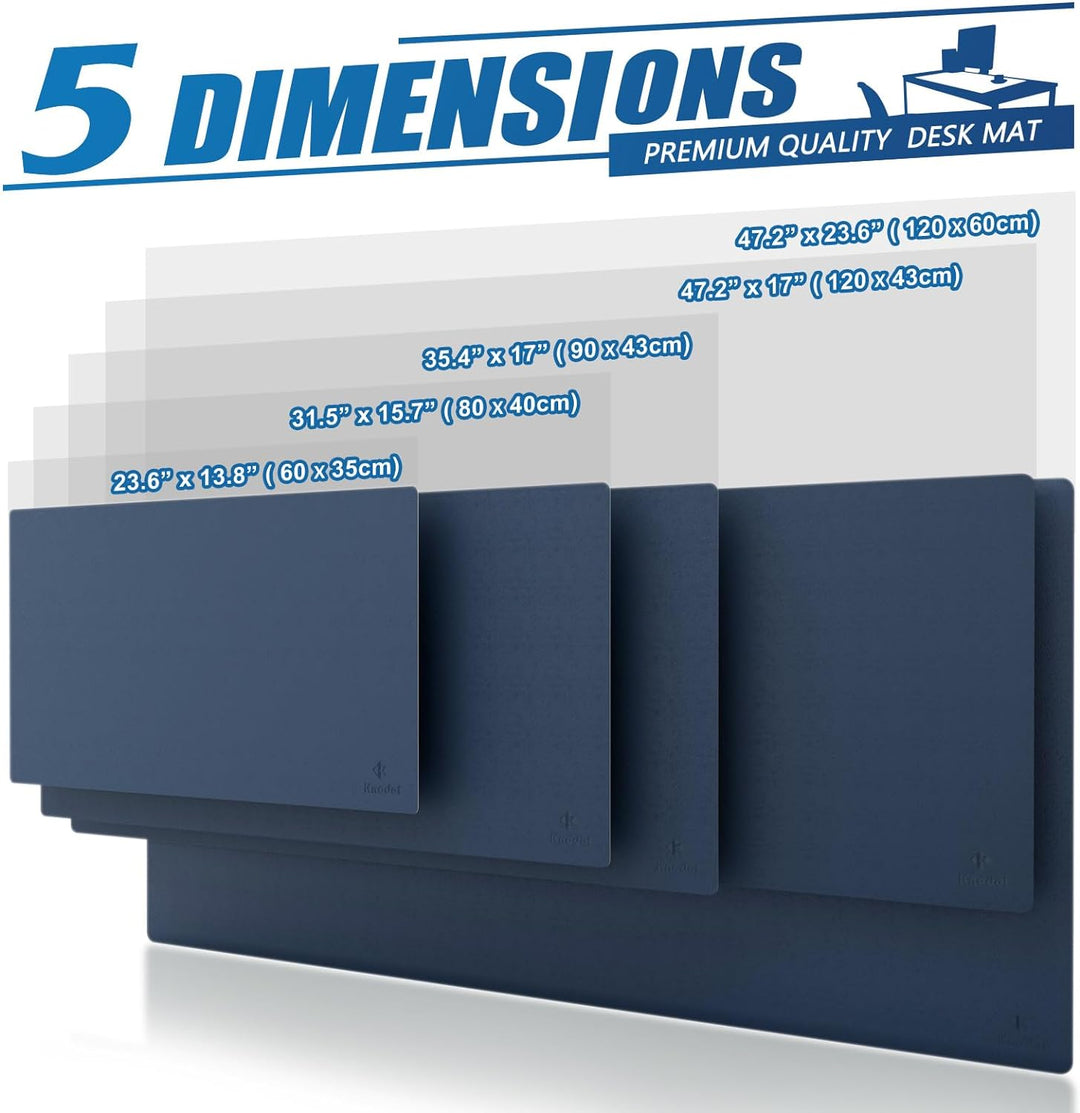 Knodel Tischunterlage, Schreibtischunterlage, 120 x 60cm PVC Tischunterlage, Laptop Tischunterlage,