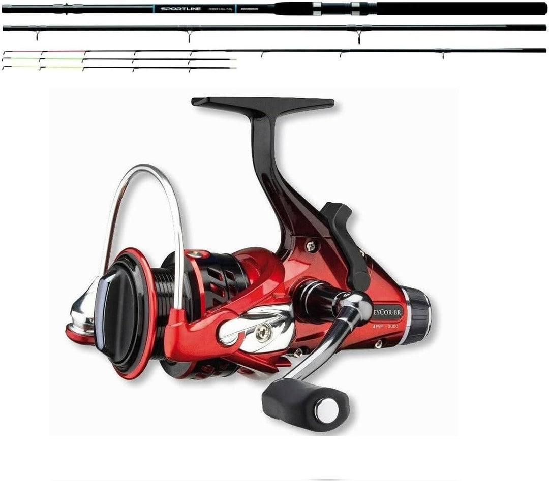 Cormoran Feeder Combo 3,60m / 50-150g Feederrute + Freilaufrolle Angelset