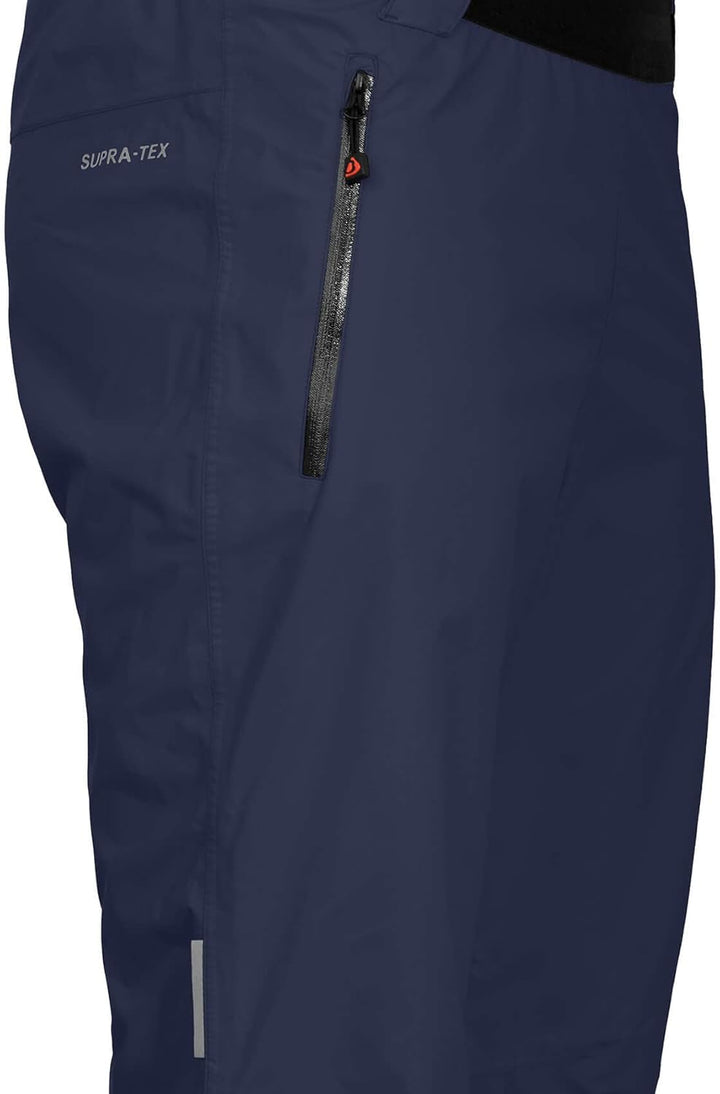 Bergson VARKAUS Comfort 3/4 | Herren 3/4 Regenhose - wasserdicht - Winddicht - atmungsaktiv - Netzfu