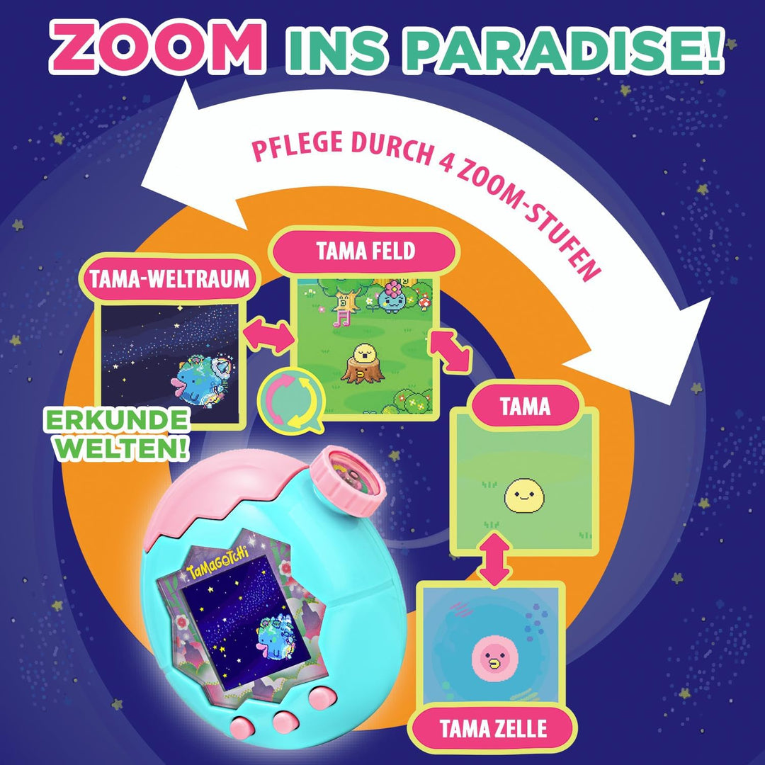 Bandai – Tamagotchi Paradise Jade Forest – Virtuelles Haustier zum Aufziehen – Tamagotchi Interaktiv