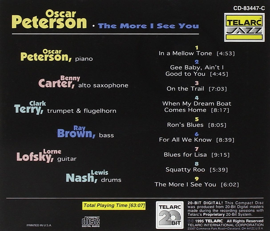 Triple Play (Live at the Blue Note/Saturday Night at the Blue Note/the More I See You), Audio-CD