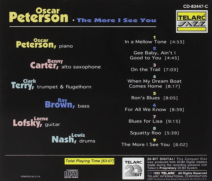 Triple Play (Live at the Blue Note/Saturday Night at the Blue Note/the More I See You), Audio-CD