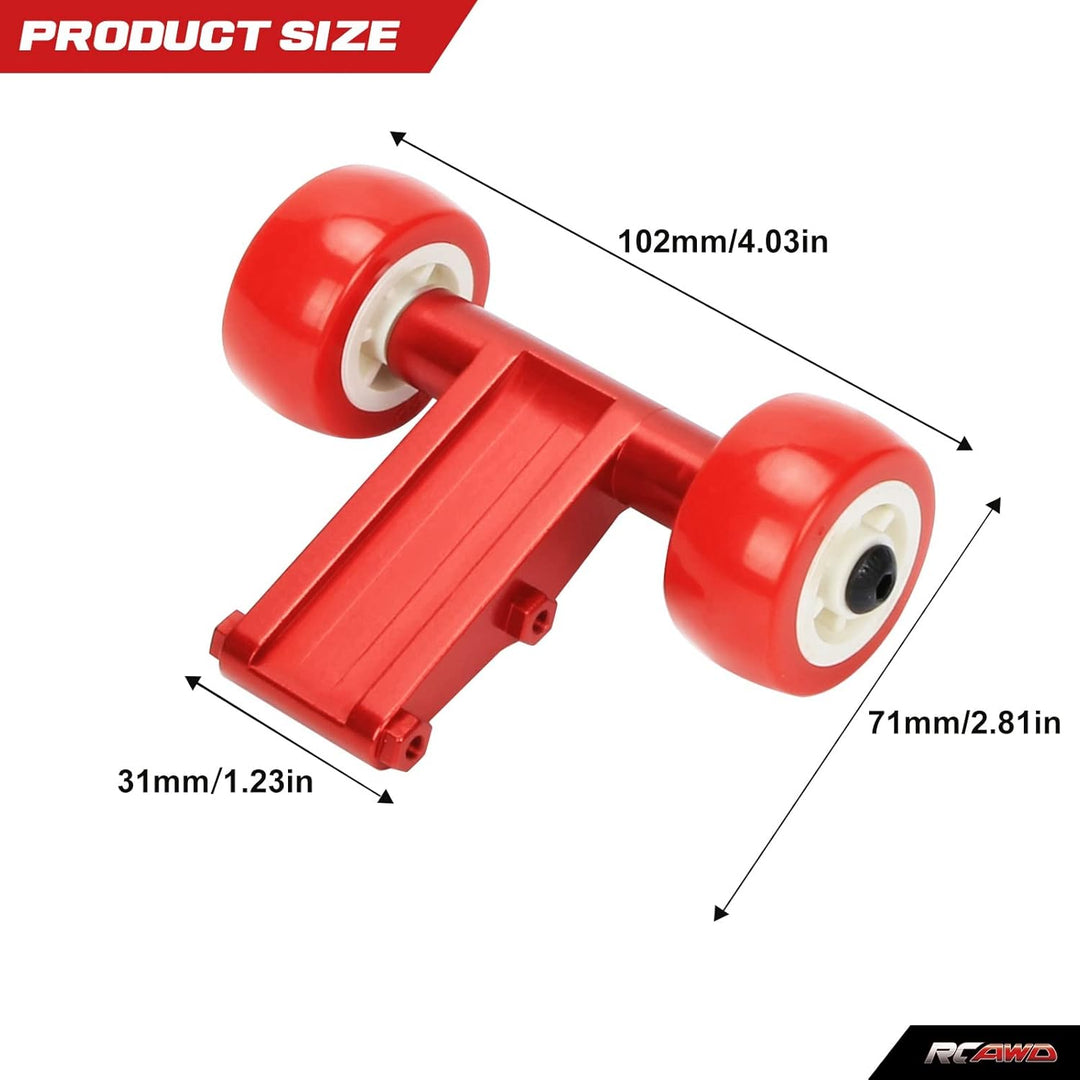 RCAWD Legierung Wheelie Bar Set für Arrma 1/8 6S BLX Typhon Notorious Outcast Kraton Talion RTR & EX