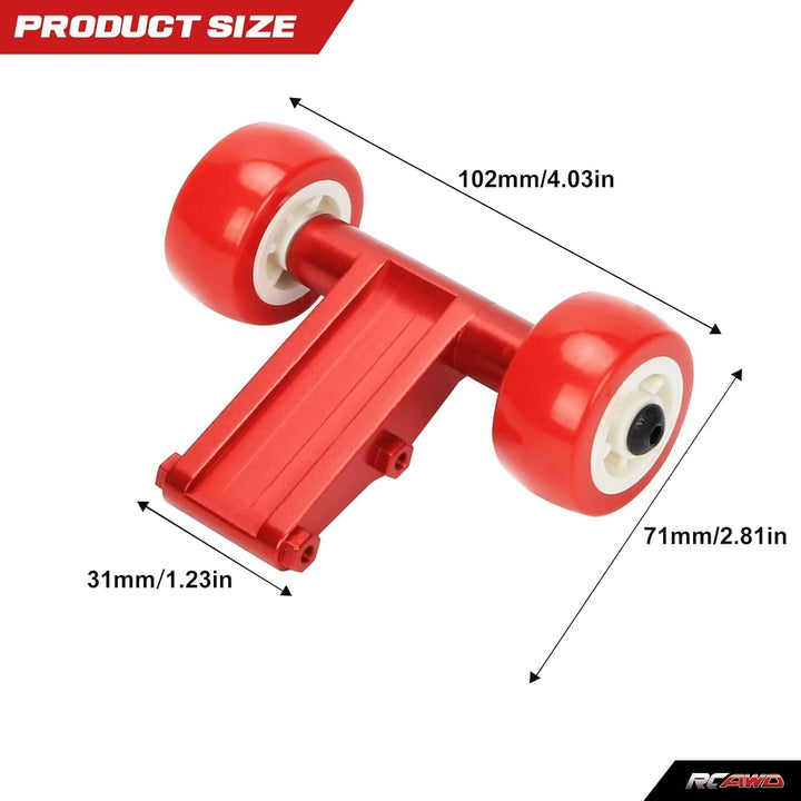 RCAWD Legierung Wheelie Bar Set für Arrma 1/8 6S BLX Typhon Notorious Outcast Kraton Talion RTR & EX