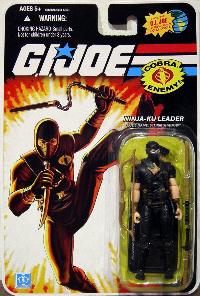 G.I. Joe - Celebrate 25th Anniversary - Wave 9 - NINJA-KU LEADER - Code Name: STORM SHADOW - OVP