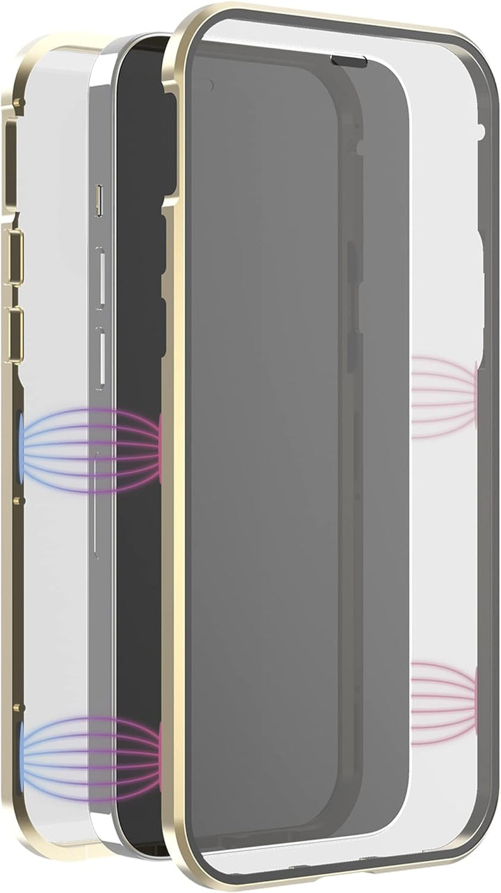 White Diamonds - Hülle 360 Grad Glass Case Passend für Apple iPhone 13 Pro Max I Handyhülle, Durchsi