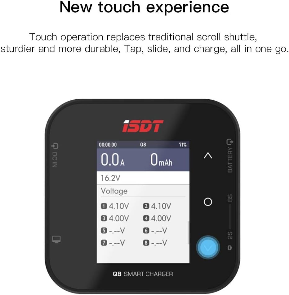 ISDT Q8 Max 1000W 30A Lipo Akku Balance Ladegerät Smart Digital Ladegerät für RC 1-8S Akku Batterien