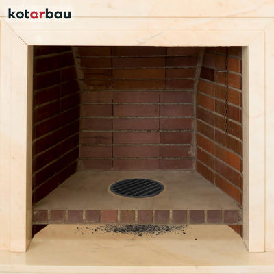 KOTARBAU Kaminrost Ø 21 cm Rundrost Kaminofen Tafelrost Ascherost Rost Ofengitter Kamin Ersatzteile
