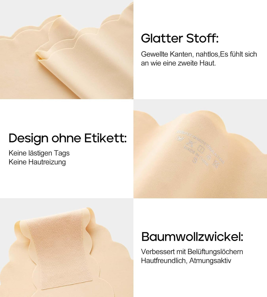 SHARICCA Damen Unterwäsche Nahtlos Slips Stretch Hipster Brazilian Slips Unsichtbar Weich Höschen Pa