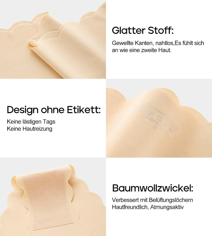 SHARICCA Damen Unterwäsche Nahtlos Slips Stretch Hipster Brazilian Slips Unsichtbar Weich Höschen Pa