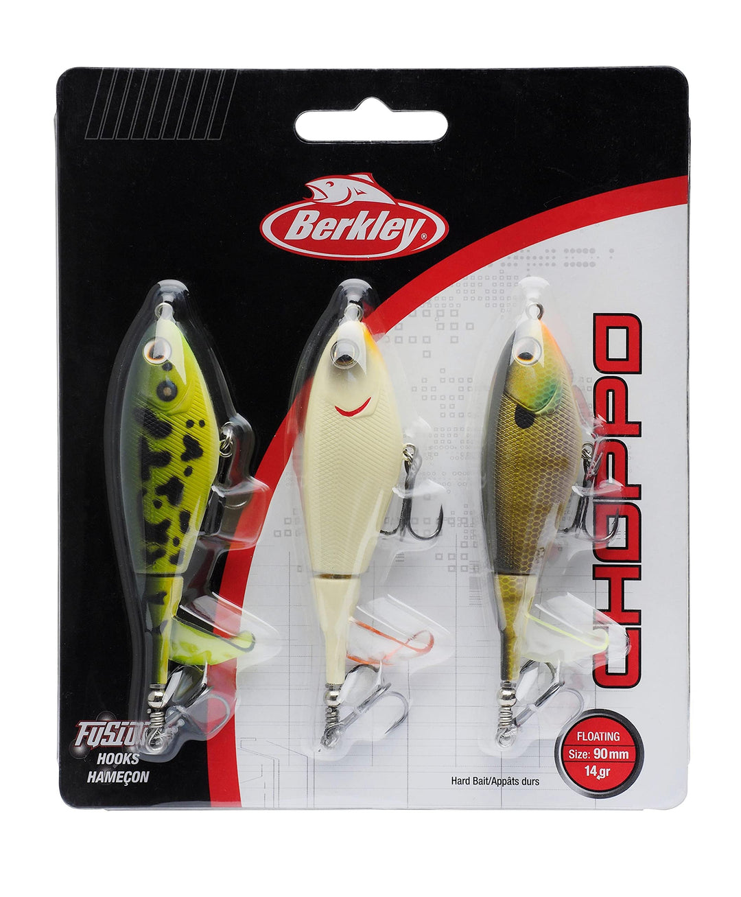Berkley Unisex-Adult Choppo Hard Bait, Assorted, 90mm