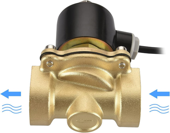 Heschen Elektrisches Magnetventil aus Messing, 2W-250-25KJ, PT1'', DC24V, Direktes Handeln für Wasse