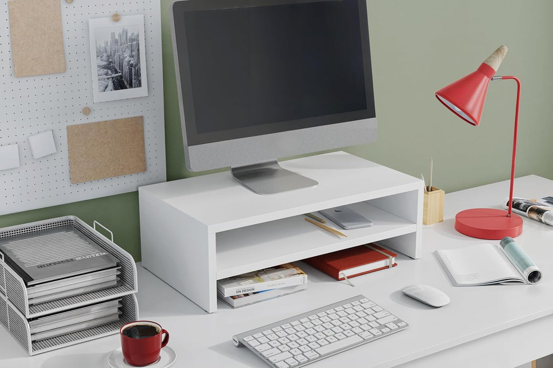 Monitorständer, 2-stufiger Monitorständer, Ständer für Computermonitore, Laptopständer, Computerstän