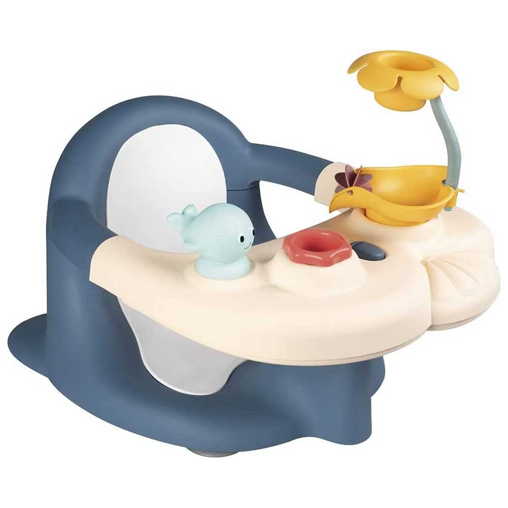 Smoby Toys - Little Smoby Baby-Badesitz ab 6 Monate - Badewannensitz mit Spieltisch inkl. Badewannen