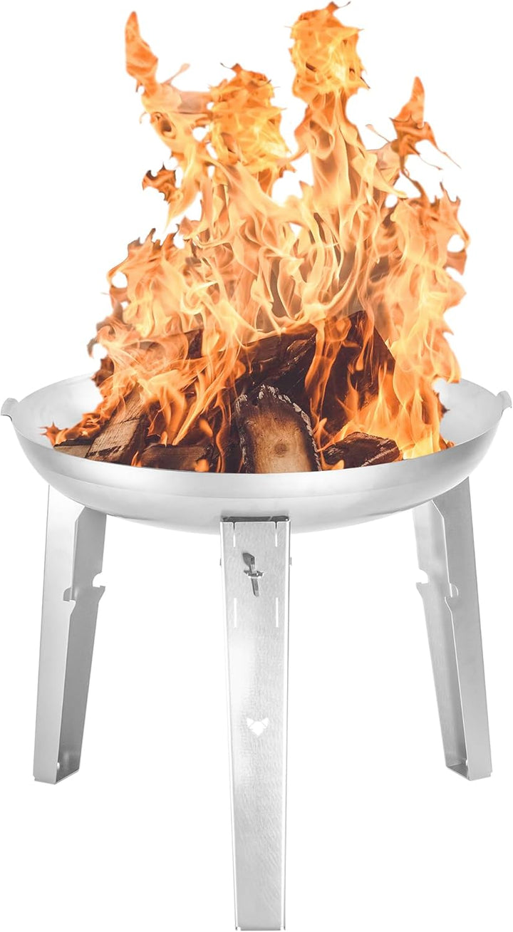FENNEK Allround | die multifunktionale Feuerschale aus Edelstahl | optional mit Schwenkgrill oder Fe