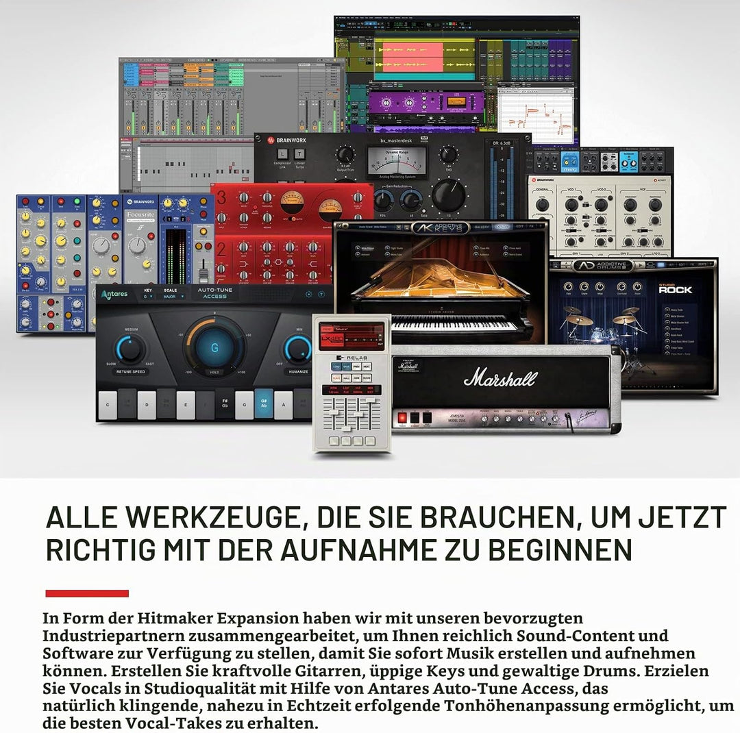 Focusrite Scarlett 18i20 3. Gen USB-Audio-Interface für Aufnahmen, Produktionen und tontechnische An