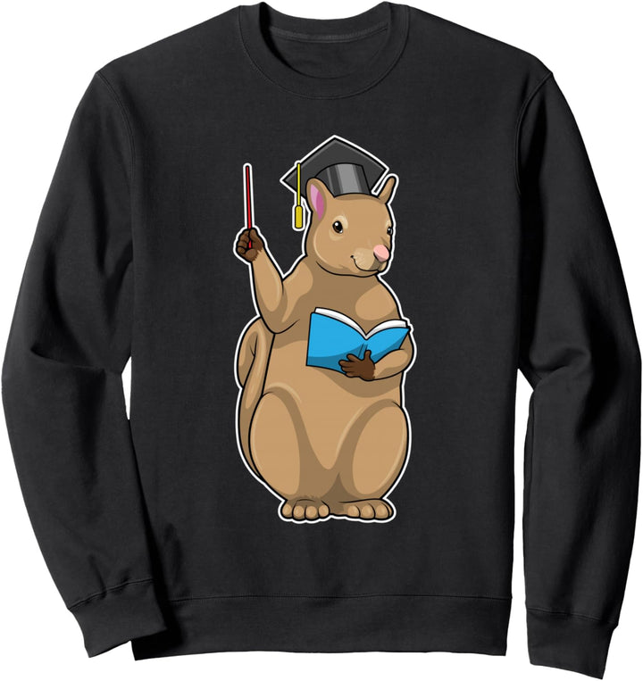Eichhörnchen Professor Pointer Sweatshirt