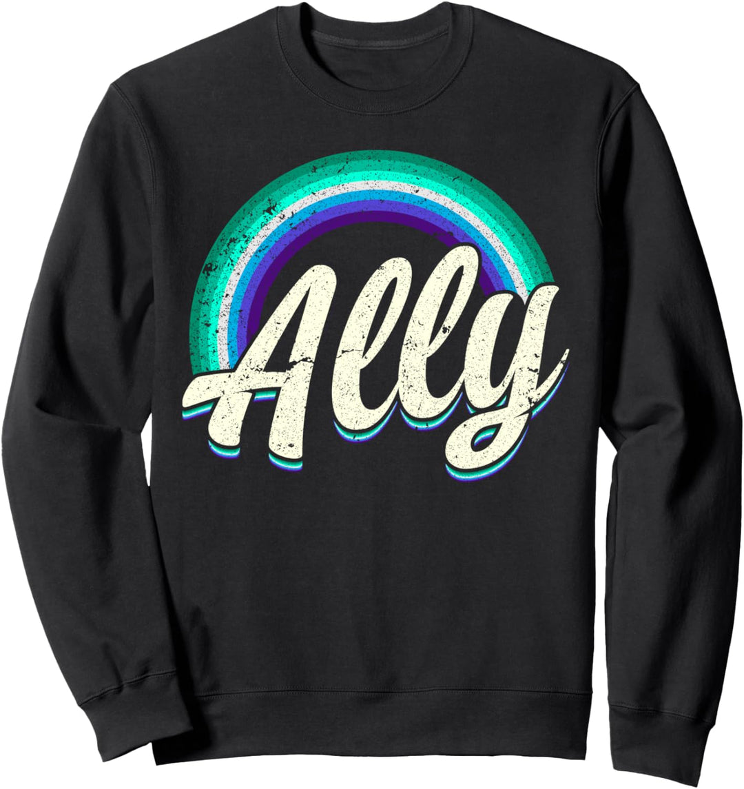 Hetero-Verbündete, Gay Männer Flaggenfarben, LGBT-Pride Sweatshirt