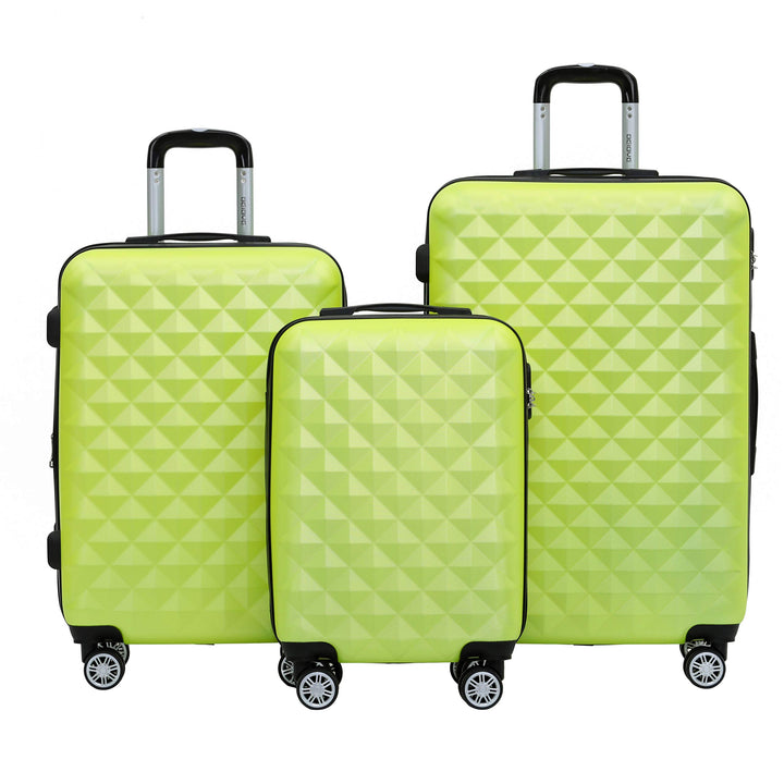 BEIBYE Kofferset 4 Zwillingsrollen Hartschale Trolley Koffer Reisekoffer Reisekofferset Gepäckset in