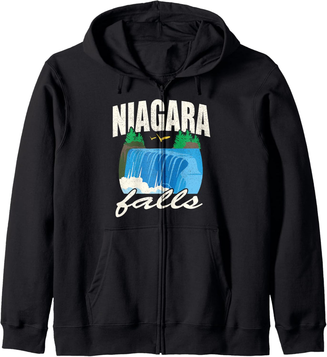 Vintage Niagara Niagra Falls National Park New York T Shirt Kapuzenjacke