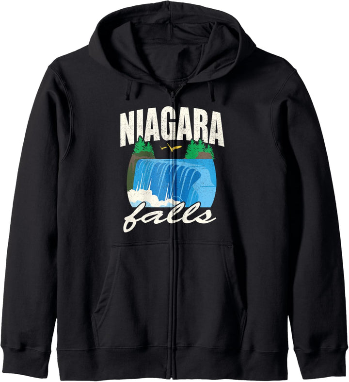 Vintage Niagara Niagra Falls National Park New York T Shirt Kapuzenjacke
