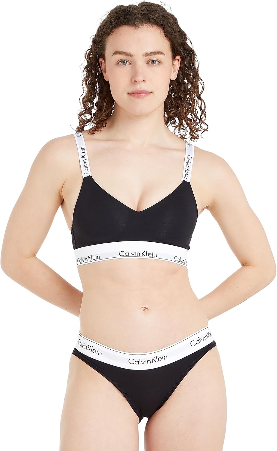 Calvin Klein Damen Slip Bikini Form Baumwolle mit Stretch XL Schwarz, XL Schwarz