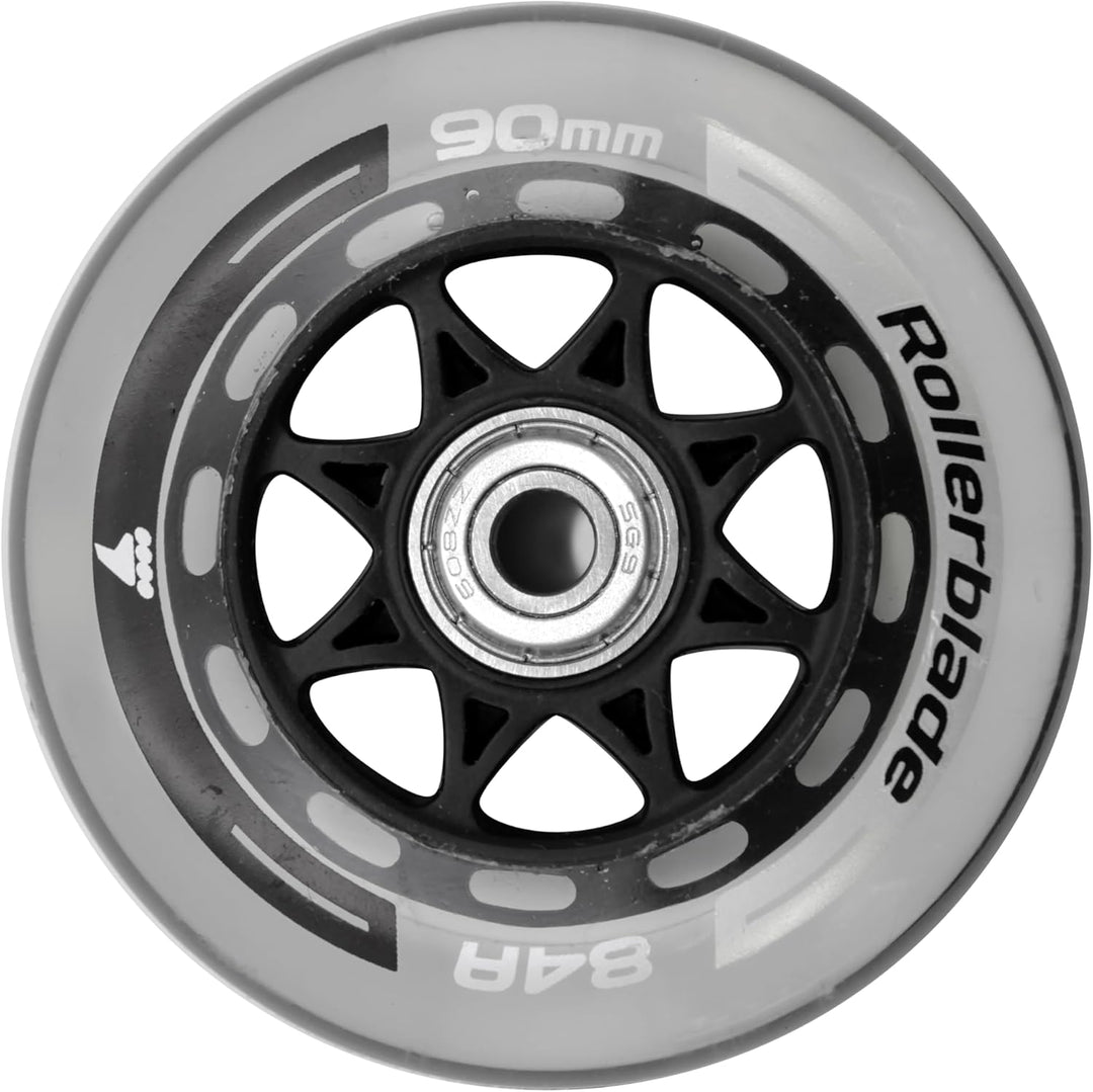 Rollerblade 90MM/SG9 Wheel/Bearing XT Clear, L