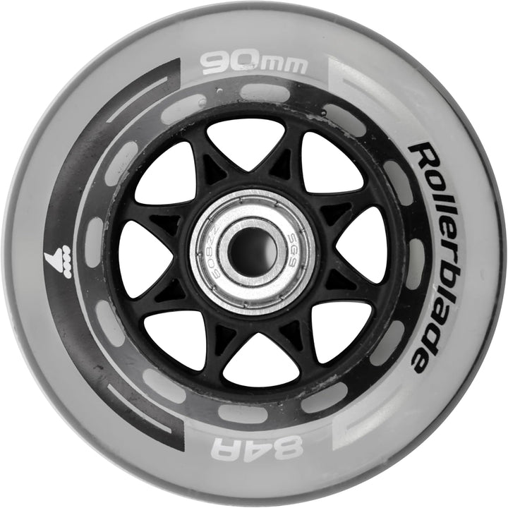 Rollerblade 90MM/SG9 Wheel/Bearing XT Clear, L