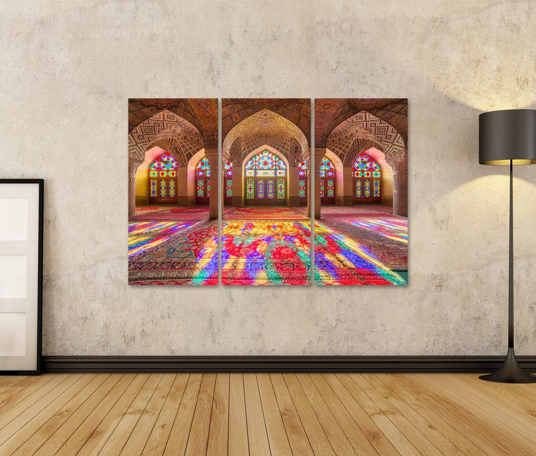 islandburner Bild auf Leinwand Nasir Al Mulk Moschee Shiraz Iran Bilder Wandbilder Poster Leinwand 1