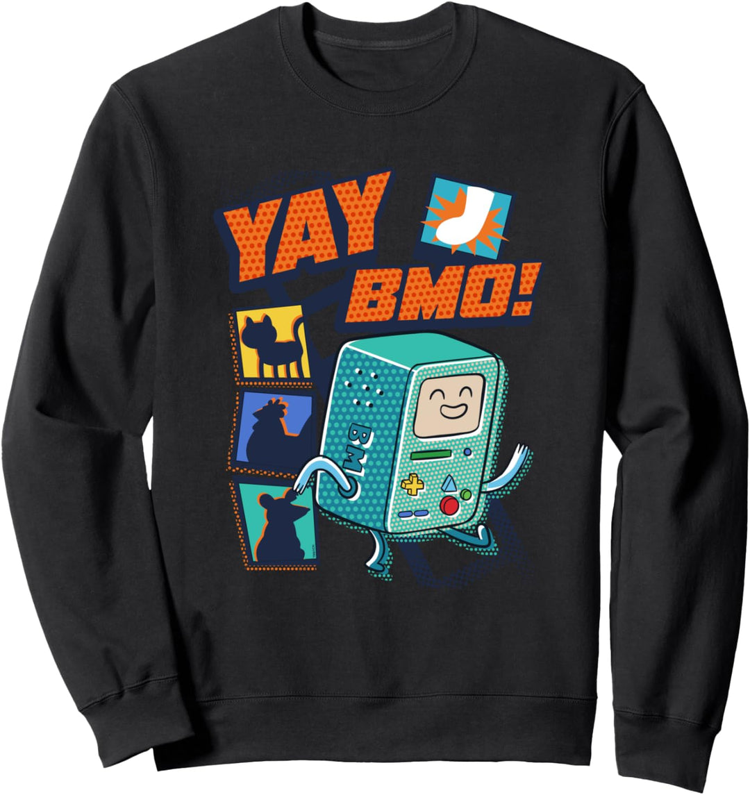 Cartoon Network Adventure Time Yay BMO Sweatshirt