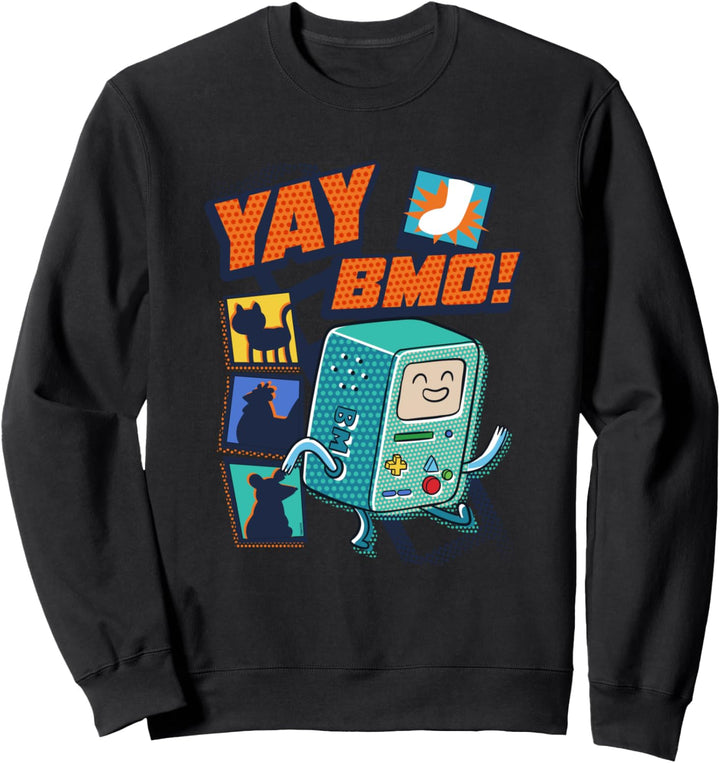 Cartoon Network Adventure Time Yay BMO Sweatshirt