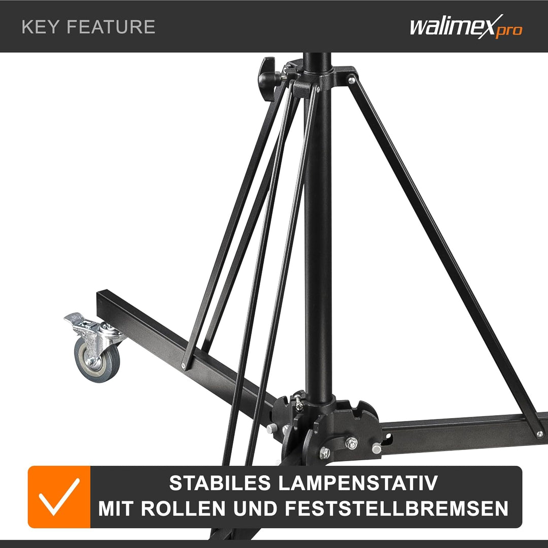 Walimex Pro Galgen-Rollstativ mit