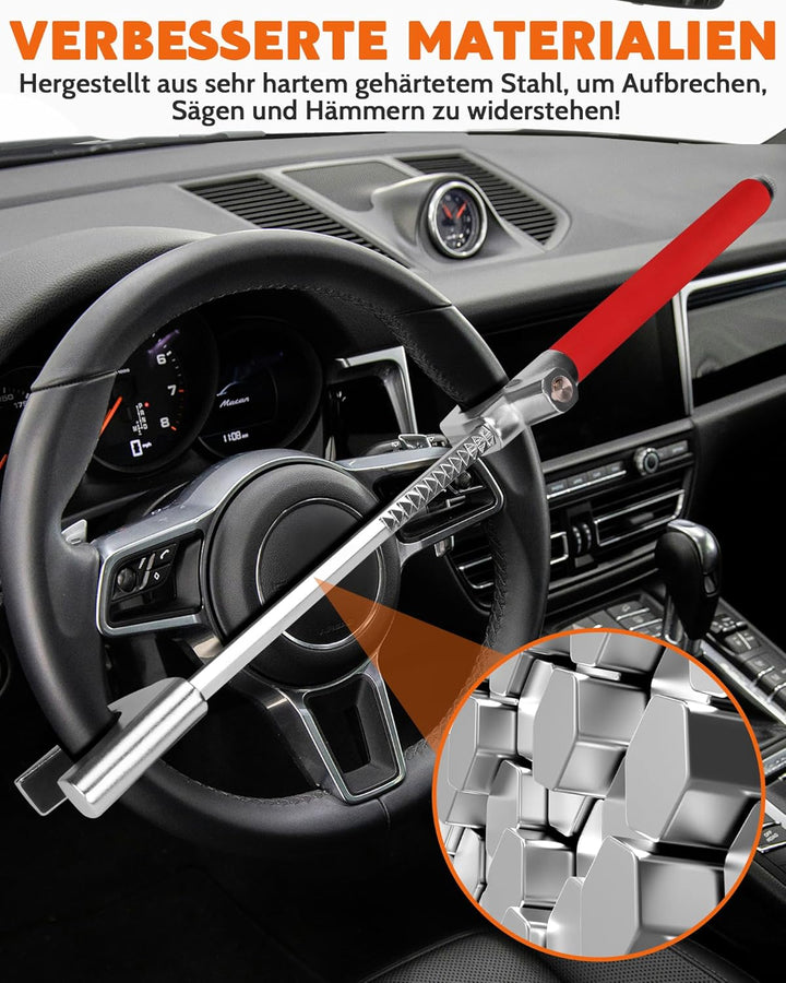 Tevlaphee Lenkradkralle, Lenkradschloss für Auto, Auto Diebstahlsicherung, Lenkradsperre Wohnmobil,