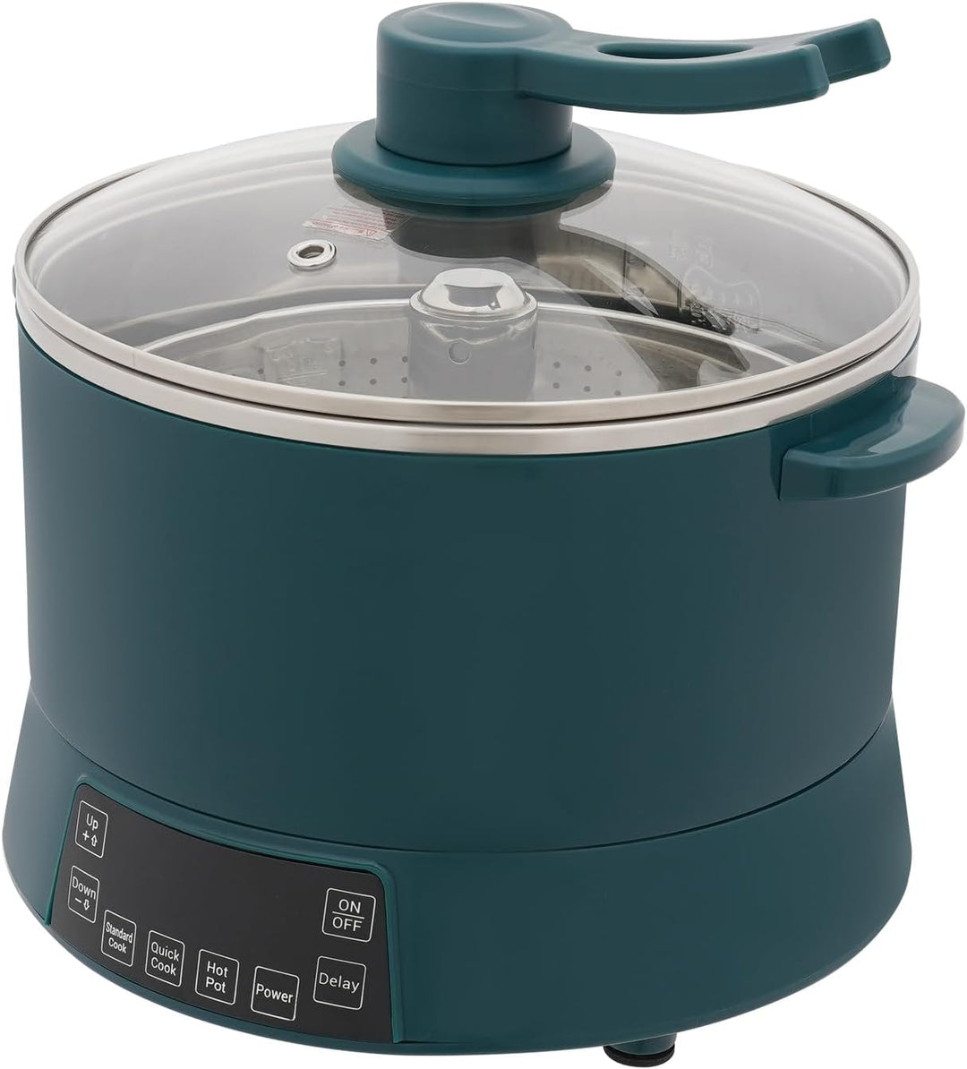 4L Zuckerarmer Reiskocher 1500W Einstellbare Leistung Multikocher mit Reservierungsfunktion Schongar