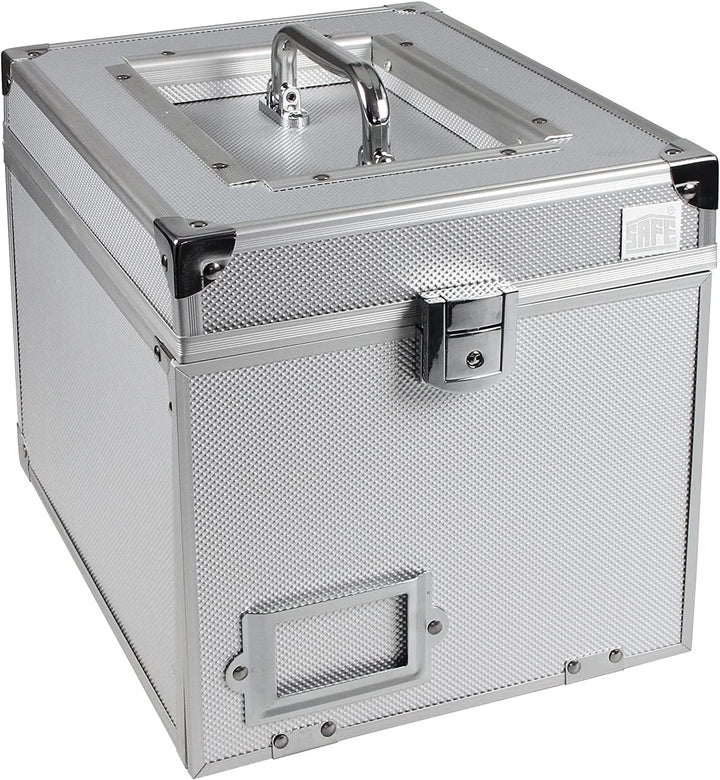 SAFE 6312 Alu Münzkoffer Nova Münzboxkoffer (leer) für 8 x Münzboxen-Schubladenelemente | Sammelkoff