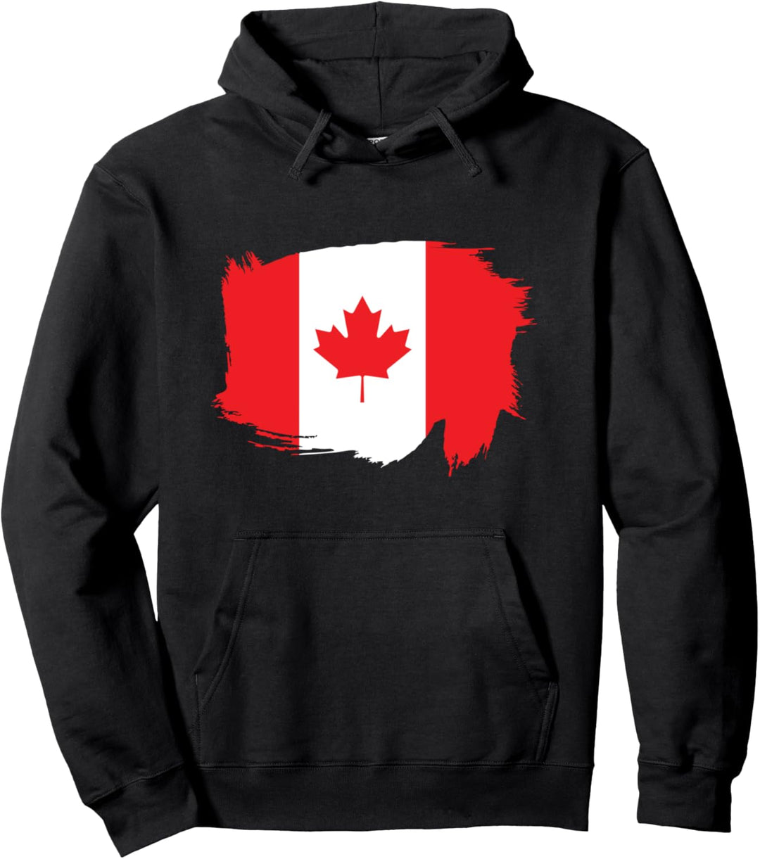 Kanada Flagge Canada Fahne Kanadische Wappen Kanadier Kanada Pullover Hoodie