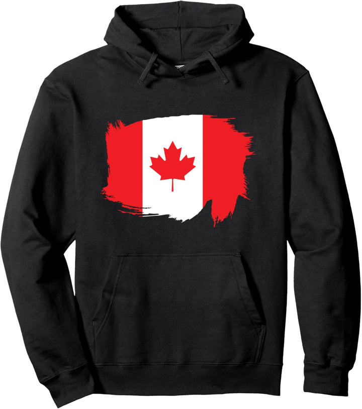 Kanada Flagge Canada Fahne Kanadische Wappen Kanadier Kanada Pullover Hoodie