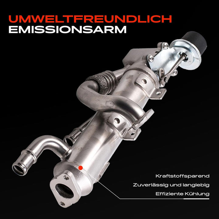 Frankberg AGR-Ventil Kühler Abgasrückführung Kompatibel mit A4 8EC B7 A4 Avant 8ED B7 A6 4F2 C6 A6 A