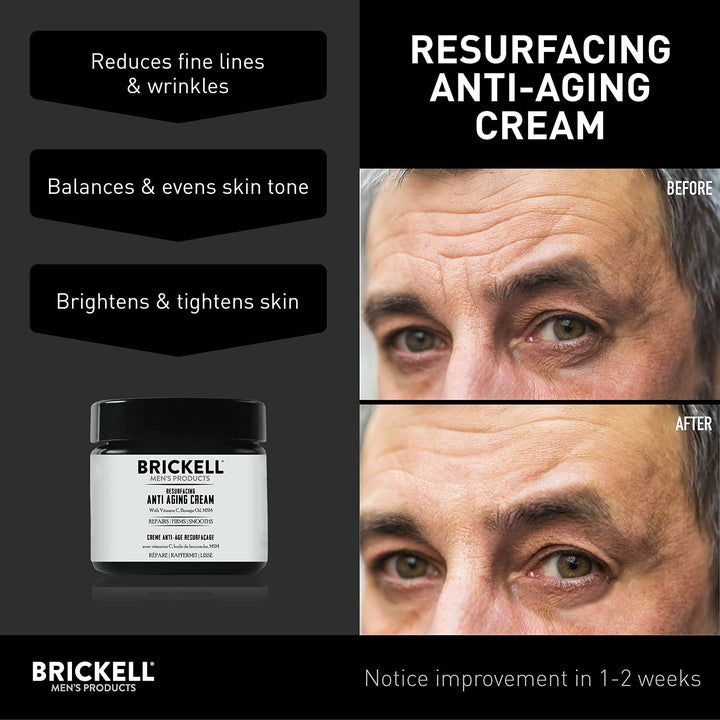 Brickell Men's Products produkte resurfacing anti-aging-creme für männer, natur- und bio vitamin c c