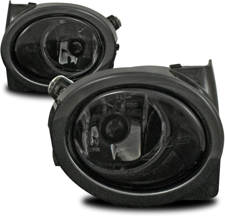 JOM Car Parts & Car Hifi GmbH 82875 Nebelscheinwerfer Smokeglas mit Rahmen