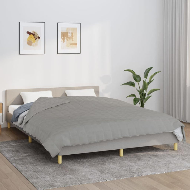 SKM Gewichtsdecke Grau 220x230 cm 15 kg Stoff, Weight: 15.4 kg, 3154791 Grau 220 x 230 cm,15 kg, Gra