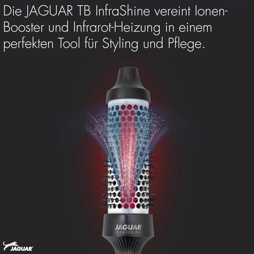 JAGUAR Thermo Bürste TB Infrashine | Thermal Brush mit Infrarot Heizung und Ionen Booster | 2in1: St