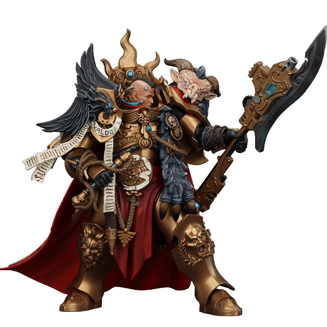 JOYTOY Warhammer 40k Legio Custodes Constantin Valdor, Captain-General of The Legio Custodes 1/18 Ac