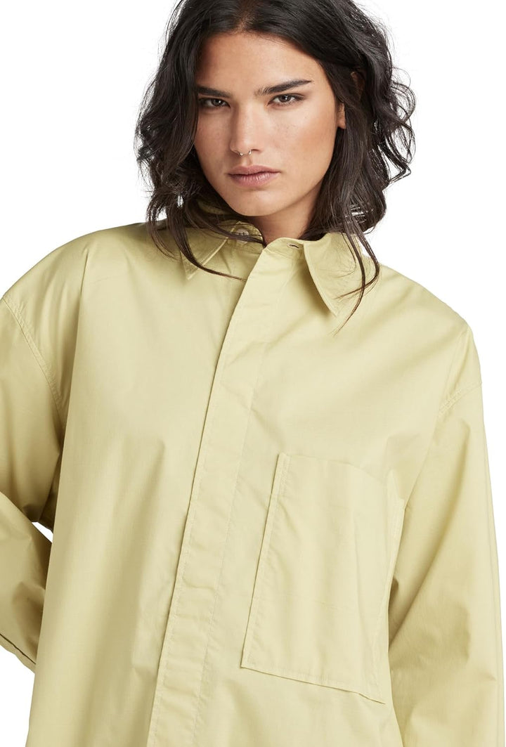 G-Star Damen Oversized Boyfriend Shirt M Grün (Leek Green D22492-d308-d613), M Grün (Leek Green D224