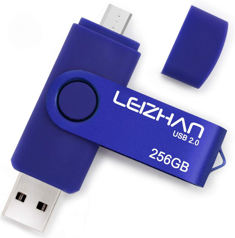 leizhan USB Speicherstick 2.0 OTG Metall Pendrive für Android Smartphone USB Flash Disk Micro USB Pe