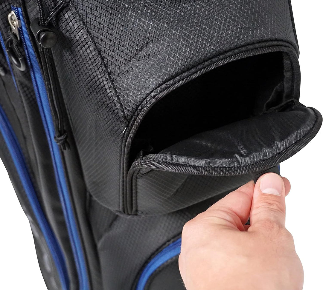Tour Made Ultralight Golf Bag Cartbag I 2kg leicht I 14fach durchgehende Unterteilung I Golfbag Golf