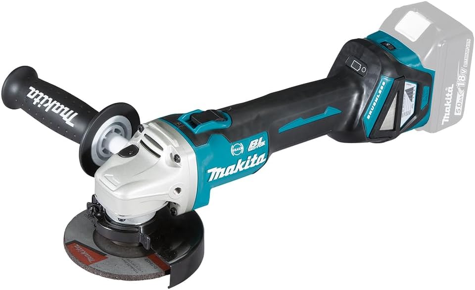 Makita DGA463Z 18 V Li-Ion LXT bürstenloser 115 mm Winkelschleifer – Batterien und Ladegerät nicht i