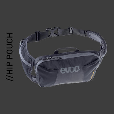 EVOC HIP Pouch 1 Hüfttasche Bauchtasche Hüftbeutel für Bike-Touren & Trails (1l Fassungsvermögen, AI