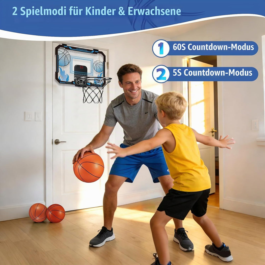 VROGTIK Indoor-Basketballkorb für Kinder, Halterung über der Tür, Anzeigetafel - Geschenke für 4-12